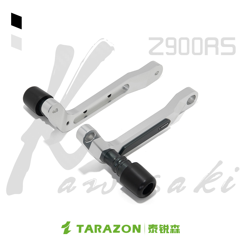 TARAZON泰銳森適配川崎Z900保險杠Z900RS防摔球加長款護杠改裝件
