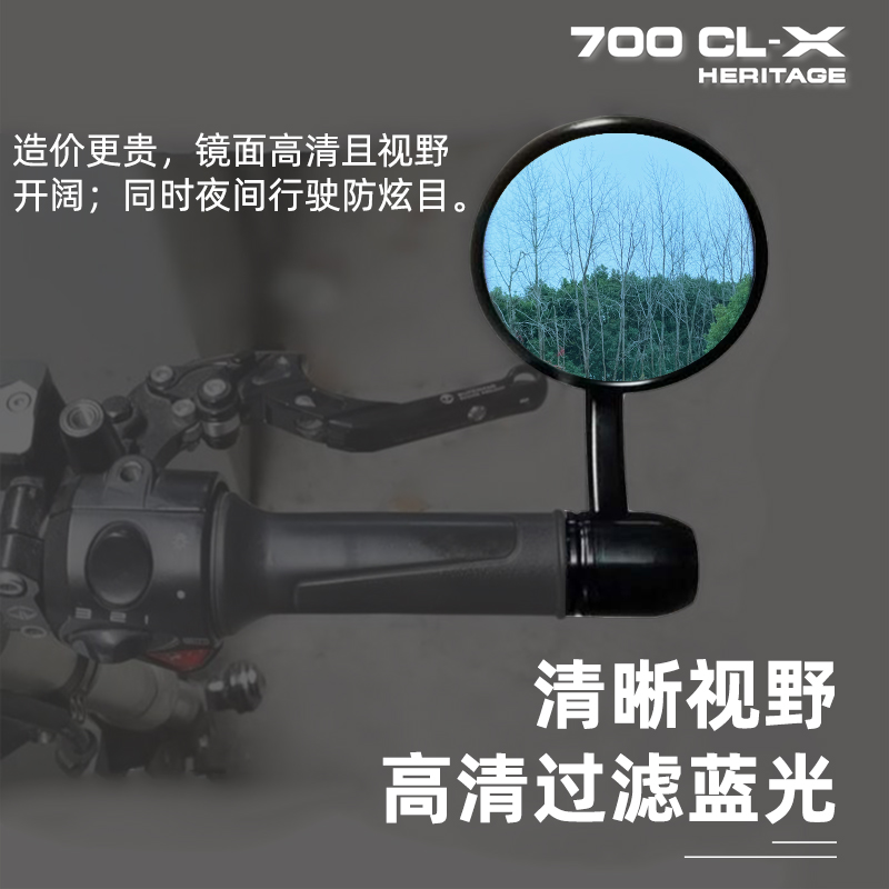 春风700CL-X后视镜